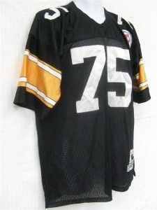 NFL Mean Joe Green 75 Steelers 1974 1975 Throwback Stitched Jersey Sz