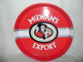 Mcewans Export Beer Tray Red White home / Office / Bar / Garage Man