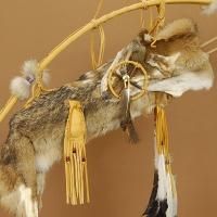 Native Navajo Handmade Coyote Fur Quiver Bow Arrows