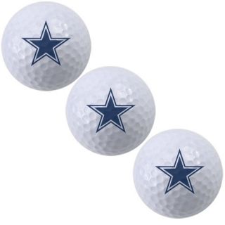 McArthur Dallas Cowboys 3 Pack of Team Logo Golf Balls