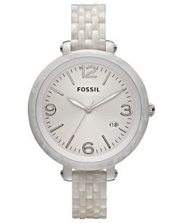 Fossil Watch, Womens Heather Stainless Steel Bracelet 42mm JR1407