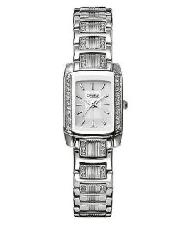 Caravelle by Bulova Watch, Womens Crystal Accented Bracelet 43L010