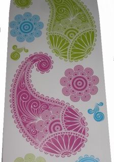 New Pretty Asian Paisley Henna Design Wall Stickers