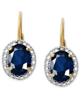 Victoria Townsend 18k Gold Over Sterling Silver Earrings, Sapphire (2