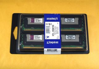 New Kingston 8GB 2x4GB PC2 5300F 2Rx4 DDR2 ECC IBM Dell HP FB DIMM KTD