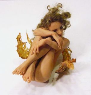 OOAK Fairy Art Nude Doll Sculpture Melissa Drapeau