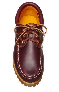 Timberland Mens Boat Shoes 3 Eye Lug 50009 Brown Leather Sz 9 5 M