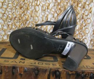 Melissa Womens Sexy Gray Strappy Peep Toe Rubber Jellys Heels Shoes