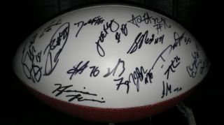 2012 Clemson Tigers Team Signed Football Certificate Proof