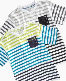 Calvin Klein Jeans Kids T Shirt, Boys Striped V Neck Tees