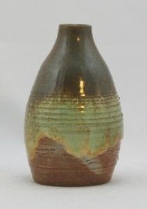 Merritt Island Pottery 4 25 Bottle Kiln Vase Mint
