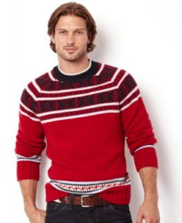 Nautica Sweater, Fairisle Quarter Zip Sweater