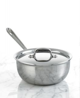 All Clad BD5 Covered Soup Pot with Ladle, 3 Qt. Brushed Stainless