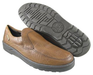 NWD Mephisto MENS1411 Brown Dress Loafers Shoes US Left 7 5 M Right 8