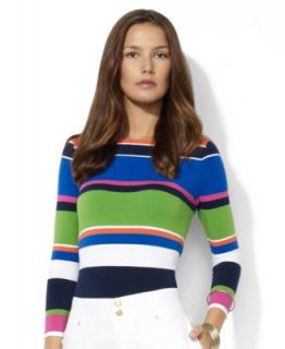 Lauren Ralph Lauren Petite Sweater, Long Sleeve Buttoned Jersey Knit