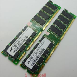 1GB 2x512MB PC133 168pin Low Density Desktop 168 Pin SDRAM Memory RAM
