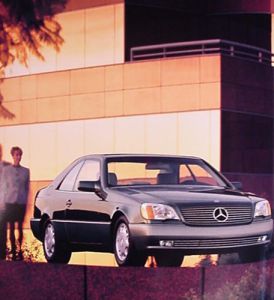 1993 Mercedes Benz 500 600 Sec Dlx Brochure 93
