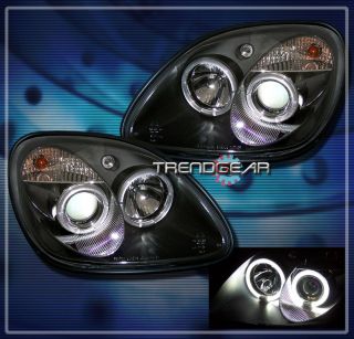 1998 2004 Mercedes Benz R170 SLK Halo Projector Headlights Black 2001