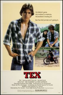 Tex 1982 Original U s One Sheet Movie Poster