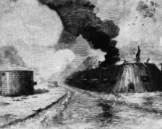 1862 MRCW Battle Between The Monitor and Merrimac