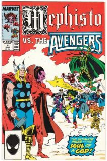 Mephisto vs The Avengers Comics 4 1987 NM Marvel