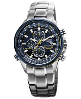 Citizen Watch, Mens Eco Drive Blue Angels World Chronograph A T