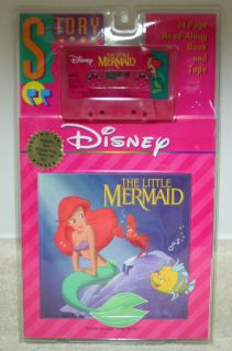 Disney Little Mermaid Book and Tape New SEALED