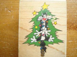 Tree Looney Tunes Sylvester The Cat by Stampede Rubber Stamp