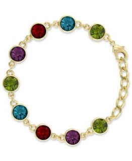 2028 Bracelet, Gold Tone Multicolor Amy CHANEL Link Bracelet