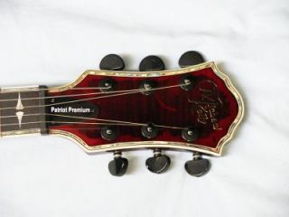 Michael Kelly Patriot Premium Guitar Red B w Light Armored Case Sale