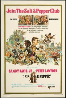 Salt Pepper 1968 Original U s One Sheet Movie Poster