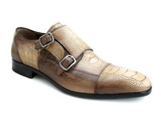 Mezlan 3411 P Tan All Over Genuine Ostrich Shoes 13