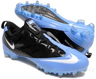 New Nike Zoom Vapor Carbon Fly TD Mens Low Football Cleats Black