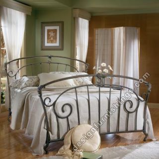 Ashley Bellissimo Queen Full Metal Bed Pewter B134