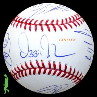 2012 Miami Marlins Team Signed Auto Baseball Ball Jose Reyes Ozzie