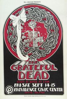 Randy Tuten Grateful Dead Rhode Island Concert Poster