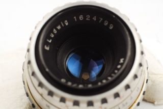 Exakta Mount E Ludwig Meritar 50 mm F2 9 Prime Lens