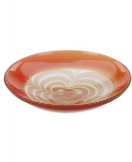 Evolution By Waterford Red & Gold Platter, 20