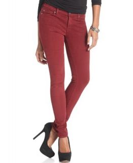 For All Mankind Jeans, Skinny Red Wash Colored Denim Illusion Twill