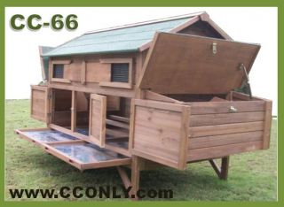 CC 66 Chicken Coop Hen House Poultry Rabbit Hutch Cage Preorder SHIP