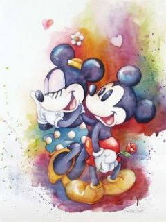 Mickey Mouse Disney Artist Michelle St Laurent Jigsaw Puzzle