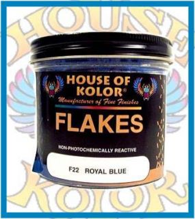 House of Kolor F22 Royal Blue Metal Flakes Custom Paint