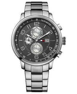 Tommy Hilfiger Watch, Mens Stainless Steel Bracelet 45mm 1790860