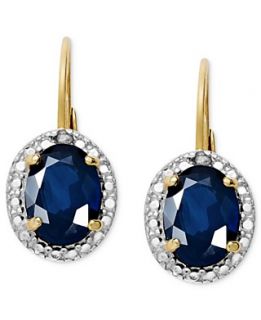 Victoria Townsend 18k Gold Over Sterling Silver Earrings, Sapphire (2