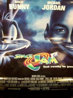 Warner Bros Michael Jordan Get Ready to Jam Movie Poster 40 x 27