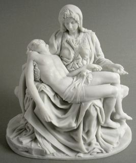 Michelangelo Pieta Jesus Virgin Mary Statue Sculpture