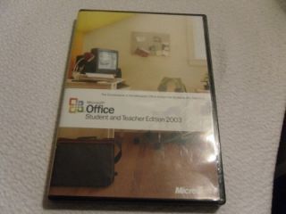 Microsoft Office Student and Teacher Edition 2003 Full Version