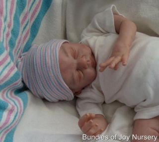 Reborn Baby Easton as Aiden Painted Hair Bundles of Joy Nursery