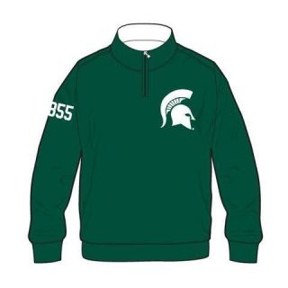 Michigan State University 1 4 Zip Mens Sweatshirt Pullover