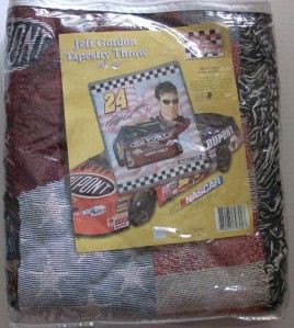 Jeff Gordon Tapestry Throw 50 x 60 24 NASCAR Hendrick Motorsports